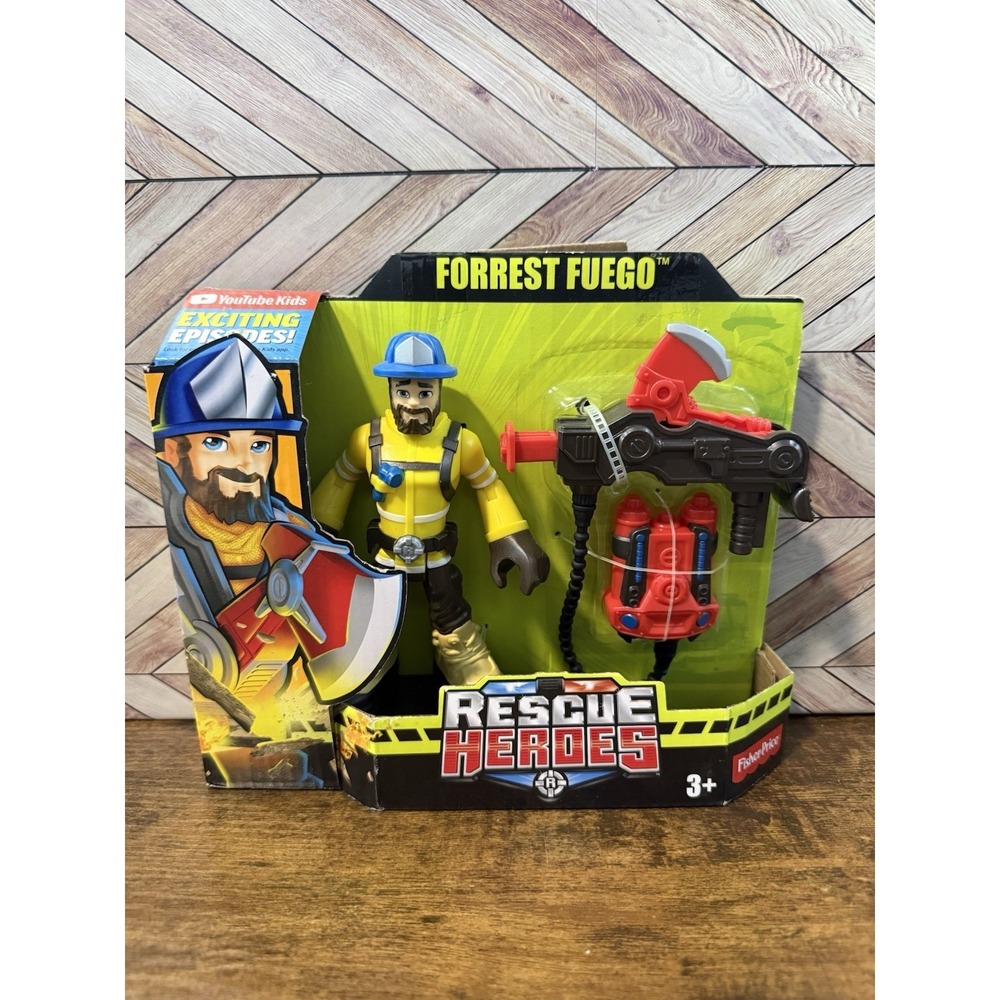 Fisher Price Rescue Heroes Forest Fuego Action Figure